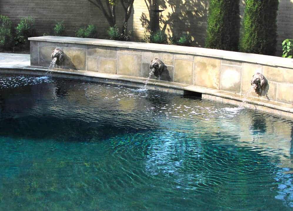 Peacock Pavers Buff pool