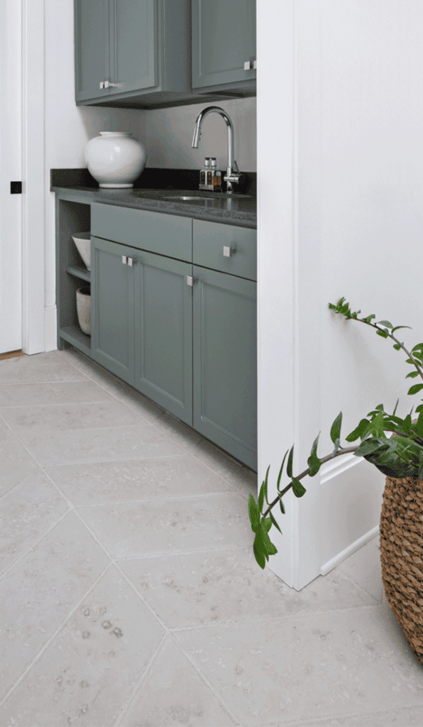 Mudroom Chevron Pavers