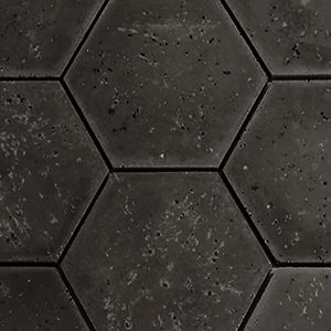 Peacock Pavers Hexagon Shape Slate