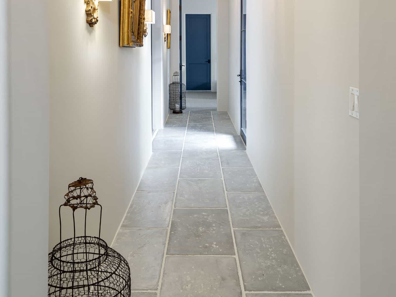 hallway concrete pavers