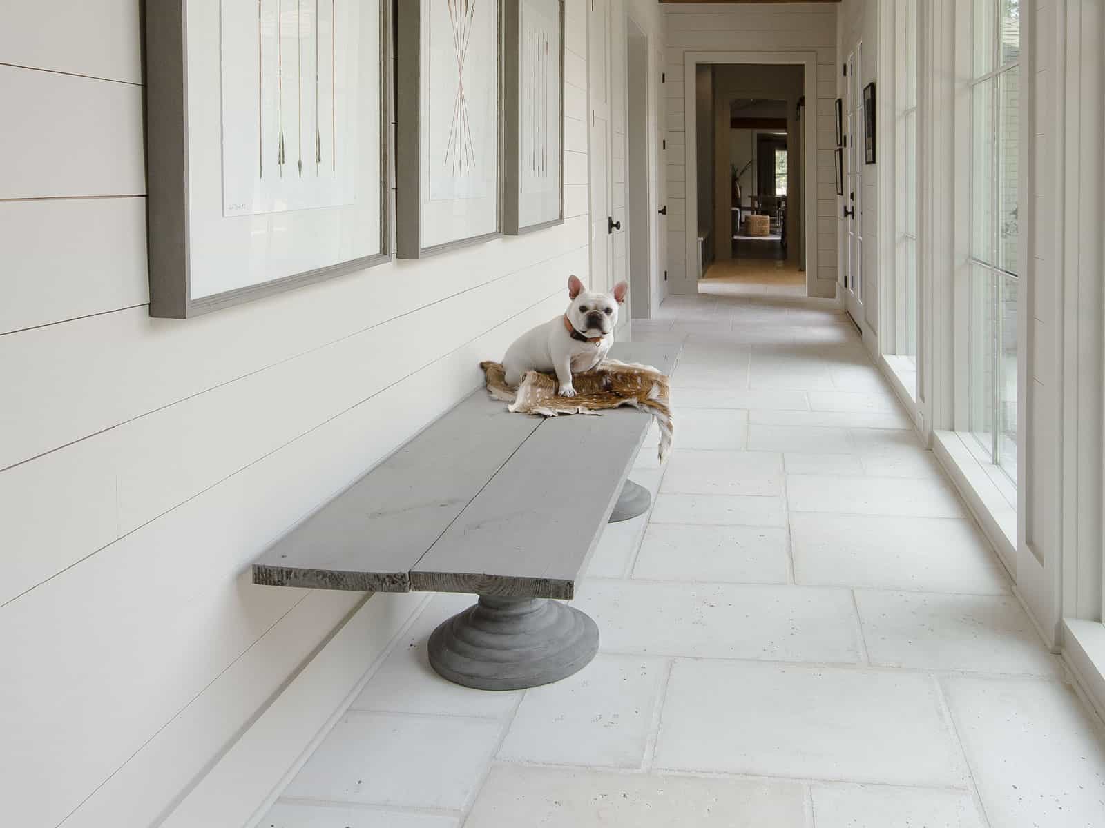 hallway concrete pavers